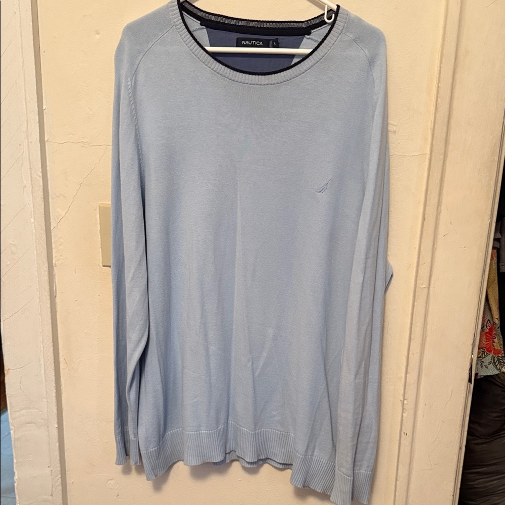Nautica Sky Blue Knit Pullover